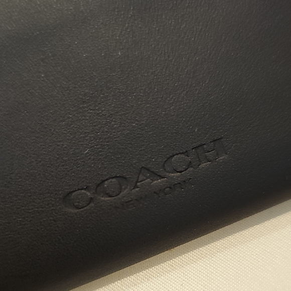 Coach Black and Red Card Holder with Mickey Design - Picture 6 of 7